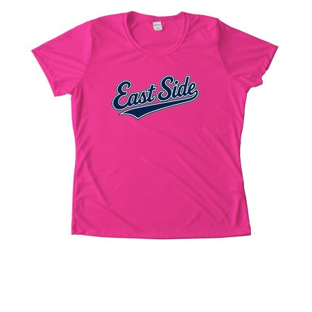 East Side - Performance Classic, a Neon Pink Women's Performance Tee