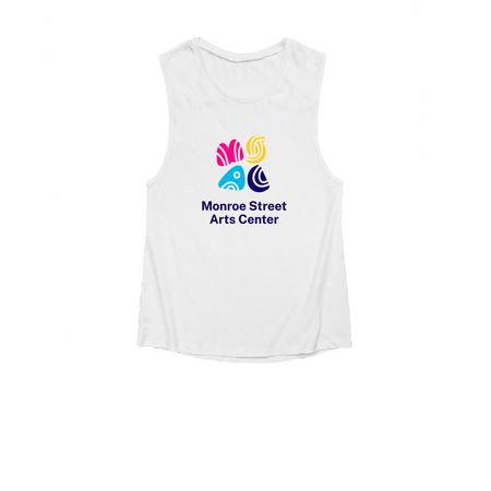 MSAC Shirts in Adult Sizes - Light, a White Women's Muscle Tank