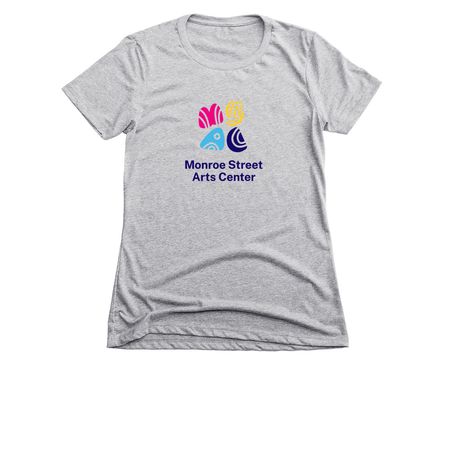 MSAC Shirts in Adult Sizes - Light, a Dark Heather Grey Women's Slim Fit Tee