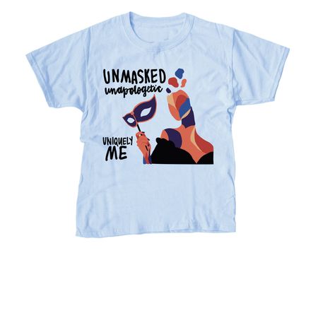 Uniquely Me, Pride 2026, a Light Blue Youth Unisex Tee