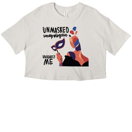Uniquely Me, Pride 2026, a Vintage White Women?s Cropped Cotton Tee