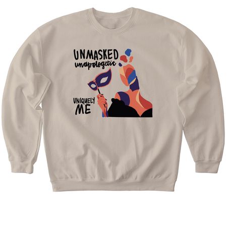 Uniquely Me, Pride 2026, a Sand Softstyle Crewneck Sweatshirt