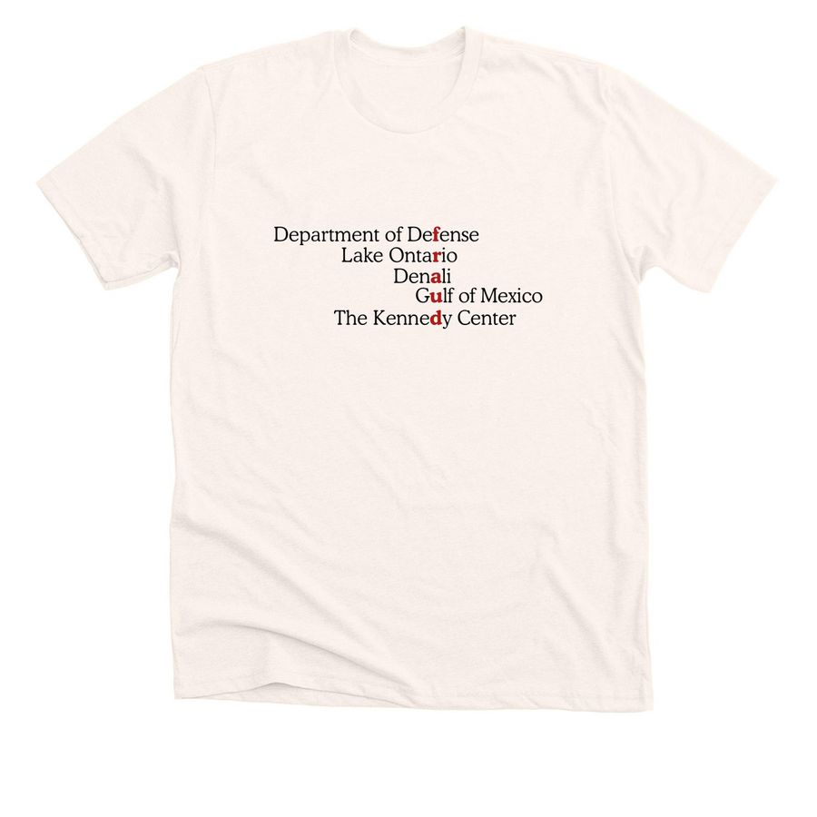 Lake Ontario ?, a Heather Natural Premium Unisex Tee