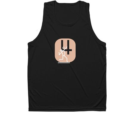 4th annual Performance style, a Black Unisex Performance Tank