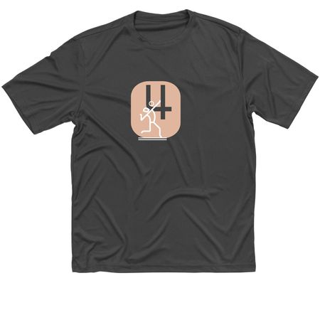 4th annual Performance style, a Iron Grey Classic Performance Tee