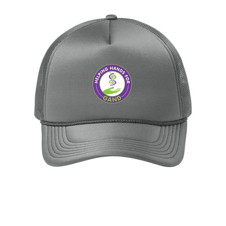 Hat's Off to GAND!&nbsp;, a Deep Smoke Printed Foam Trucker Hat