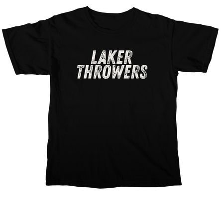2026 Laker T&F Throwers, a Black Comfort Colors Unisex Tee