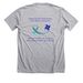 Sexual Assault/Child Abuse Prevention, a Athletic Heather Premium Unisex Tee (back-view)