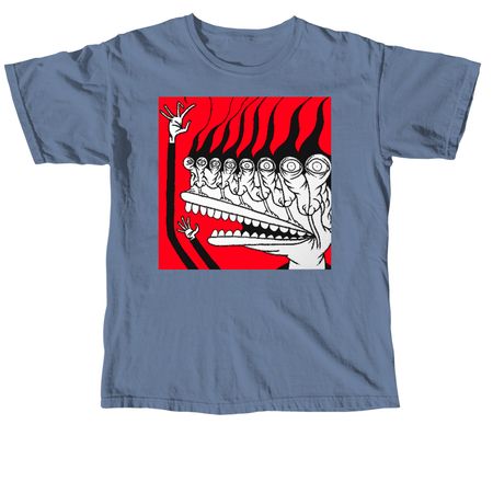 The Boy That Cried Triggered, a Blue Jean Comfort Colors Unisex Tee