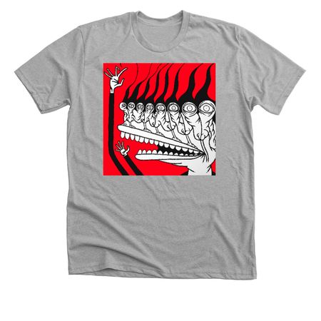 The Boy That Cried Triggered, a Athletic Heather Premium Unisex Tee