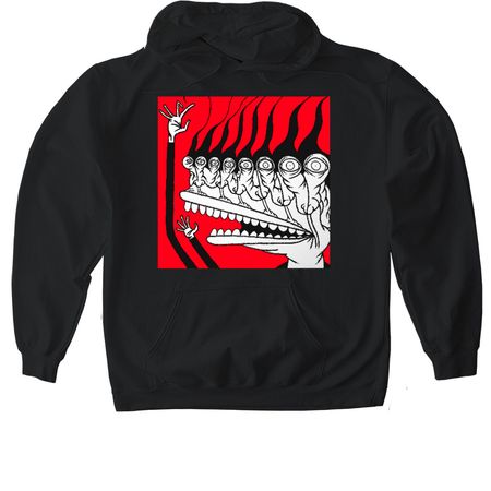 The Boy That Cried Triggered, a Black Gildan Softstyle Pullover Hoodie