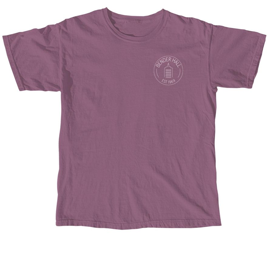 Bender Hall - Panther (26-27), a Berry Comfort Colors Unisex Tee