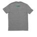 Save the Pygmy Rabbit, a Aluminum Grey Allmade Eco Triblend Unisex Tee (back-view)