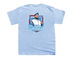 6th Annual &nbsp;Mr. Titan Event Shirt&nbsp;, a Light Blue Youth Unisex Tee (back-view)