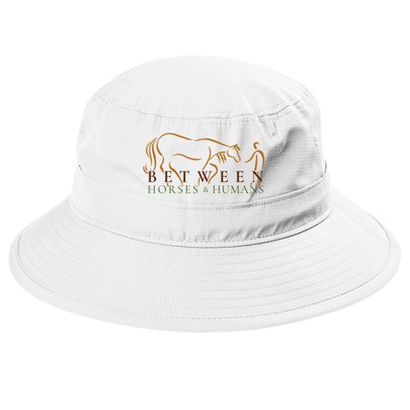 BHH Color Logo Hats, a White Printed UV Bucket Hat