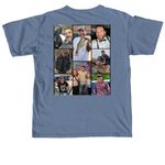 In Honor Of Nate Dowler, a Blue Jean Comfort Colors Unisex Tee (back-view)