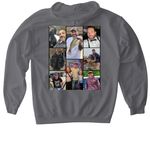 In Honor Of Nate Dowler, a Charcoal Gildan Softstyle Pullover Hoodie (back-view)