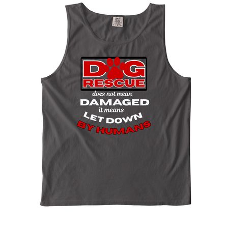 "Not Damaged", a Pepper Comfort Colors Tank Top