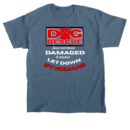 "Not Damaged", a Indigo Blue Classic Unisex Tee