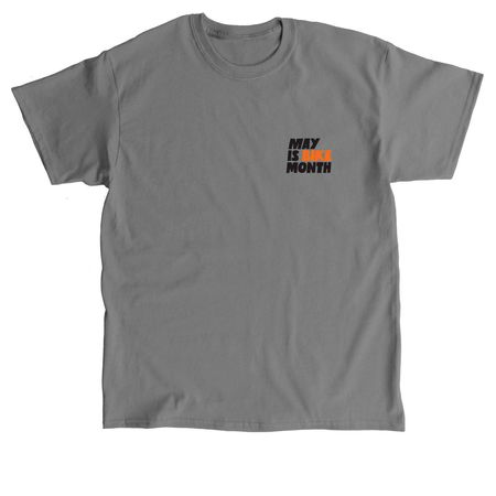May is Bike Month 2026, a Charcoal Classic Unisex Tee