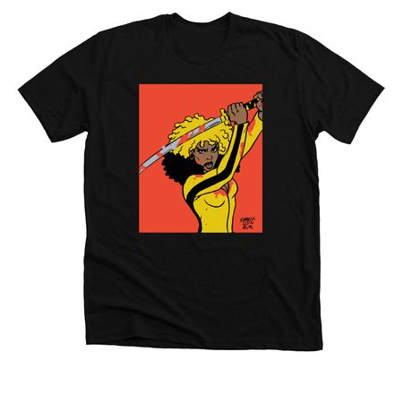 Where Bill At?, a Solid Black Blend Premium Unisex Tee