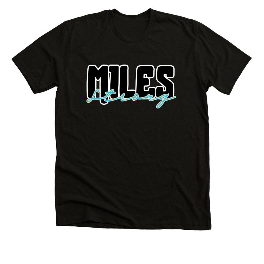 Miles Strong, a Solid Black Blend Premium Unisex Tee