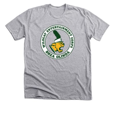 BOHS Wildcat Entertainment Corps Spirit Wear, a Athletic Heather Premium Unisex Tee