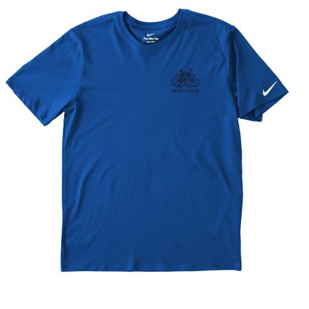 Performance Wear, Blue Logo, a Game Royal Nike Dri-FIT Jersey Blend Performance Tee