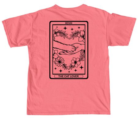 Cat Lover?Tarot Card, a Watermelon Comfort Colors Unisex Tee