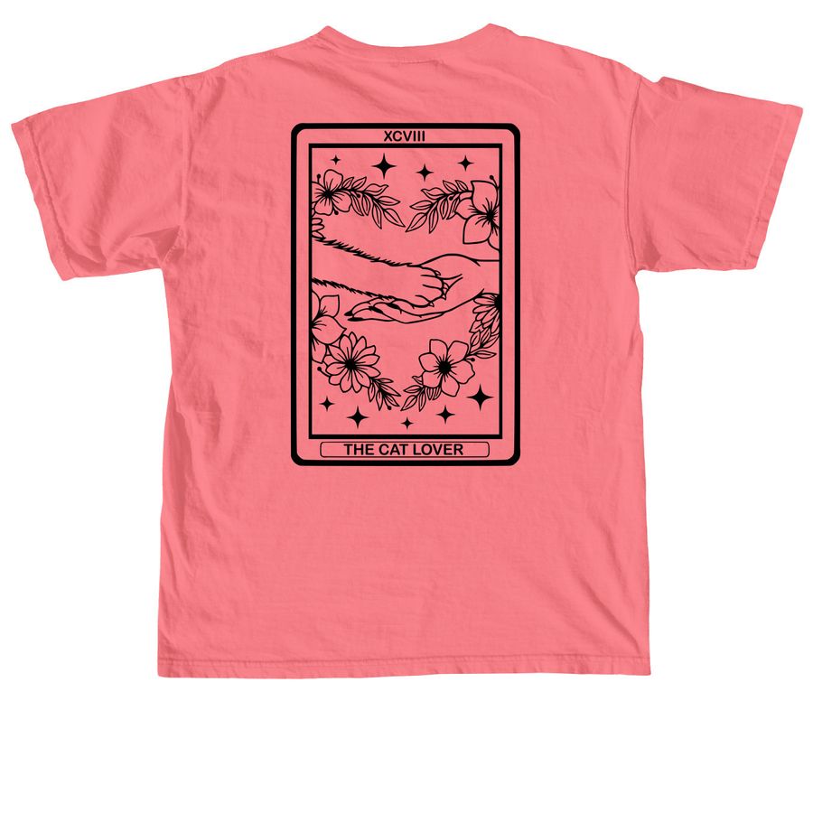 Cat Lover?Tarot Card, a Watermelon Comfort Colors Unisex Tee