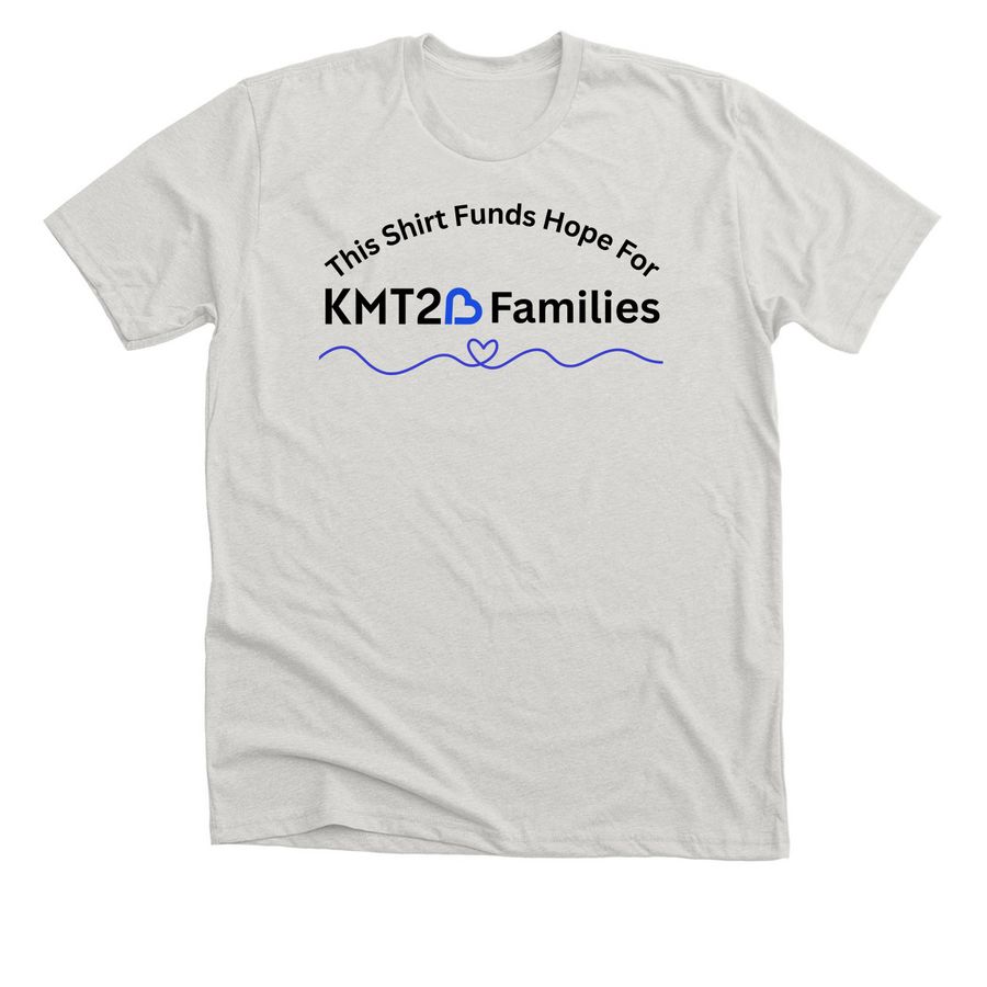 KMT2B Dystonia Foundation, a Heather Cement Premium Unisex Tee