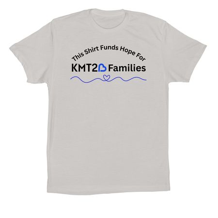 KMT2B Dystonia Foundation, a Solid Athletic Grey Premium Cotton Tee