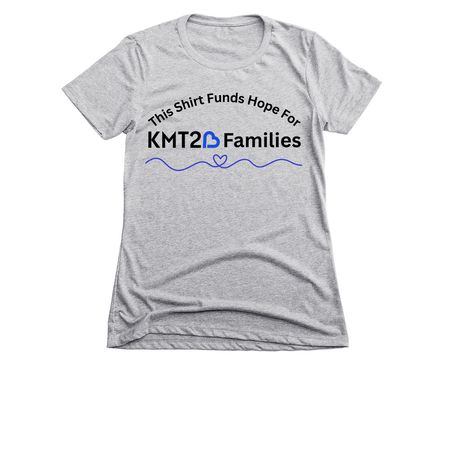 KMT2B Dystonia Foundation, a Dark Heather Grey Women's Slim Fit Tee