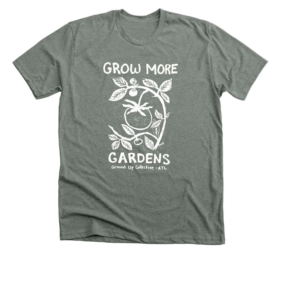 Let's grow more gardens in Atlanta!, a Deep Heather Premium Unisex Tee