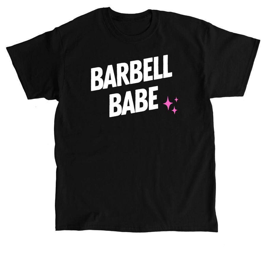 Barbell Babe Tee&nbsp;, a Black Classic Unisex Tee