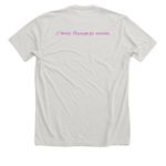WAFP-F Mission & Vision Gear, a Heather Cement Premium Unisex Tee (back-view)