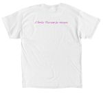 WAFP-F Mission & Vision Gear, a White Classic Unisex Tee (back-view)