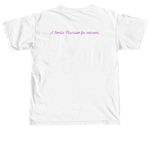 WAFP-F Mission & Vision Gear, a White Comfort Colors Unisex Tee (back-view)