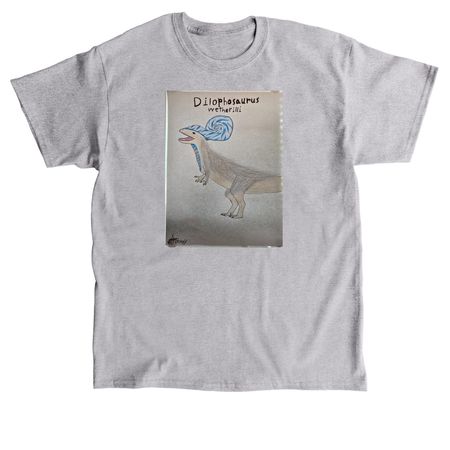 Dilophosaurus Wetherilli, a Sport Grey Classic Unisex Tee
