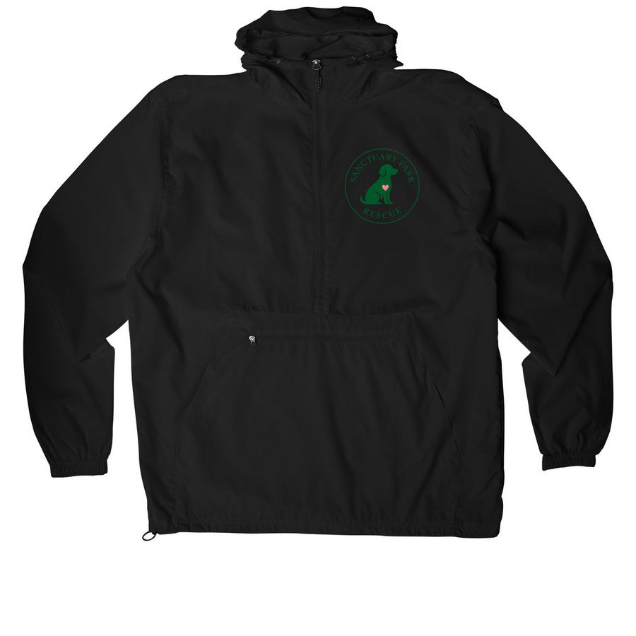 Rescue Collective, a Black Packable Anorak