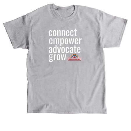 connect. empower. advocate. grow, a Sport Grey Classic Unisex Tee