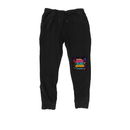Playcousin Graffiti Joggers&nbsp;, a Black Midweight Fleece Joggers