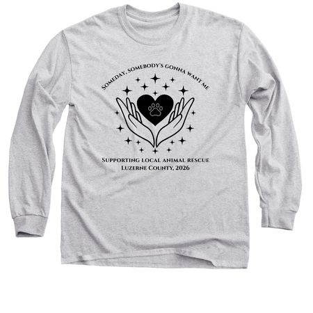 2026 Luzerne Co, PA Animal Rescue Fundraiser, a Sport Grey Classic Long Sleeve Tee