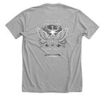 Ride for Pete, a Athletic Heather Premium Unisex Tee (back-view)
