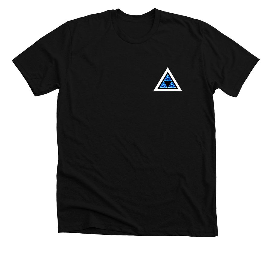 Fraktal Event's T-Shirt & Hoodie., a Solid Black Blend Premium Unisex Tee