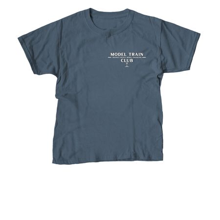 MODEL TRAIN CLUB, a Indigo Youth Unisex Tee