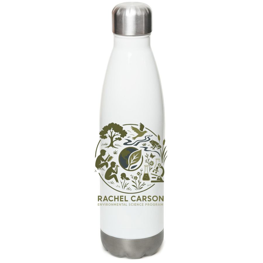 2025 RC Logo Waterbottle, a White Stainless Steel Water Bottle