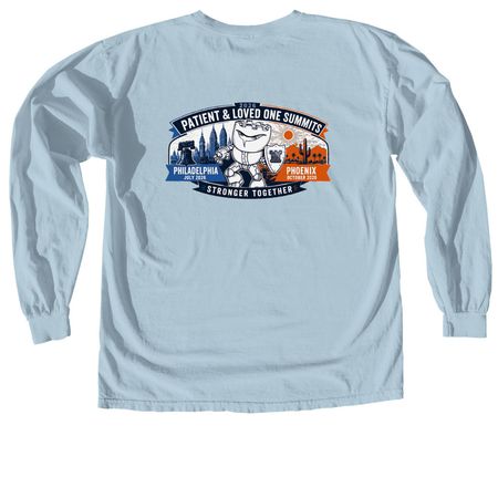 2026 Patient and Loved One Summit&nbsp;, a Chambray Comfort Colors Long Sleeve Tee