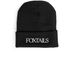 FOXTAILS BEANIE, a Black Cuffed Beanie