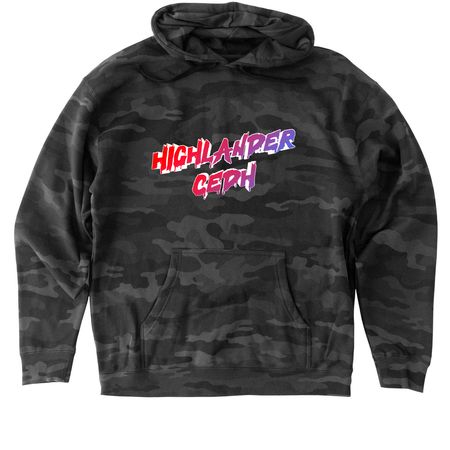 Highlander Podcast Series - Kevin Simmons, a Black Camo Heavyweight Camo Pullover Hoodie